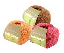 86€/kg 50g Weiche Wolle Viskosegarn aus Zuckerrohr LANA GATTO SUGAR 125m / 50g