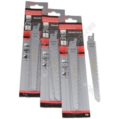 UFIXT Reciprocating Sabre Saw Blades R644D 150mm Long High Carbon Steel HCS 15 Pack