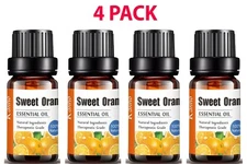 drdong-4 pack 100% Pure and Natural Sweet Orange Essential Oil, Aromatherapy