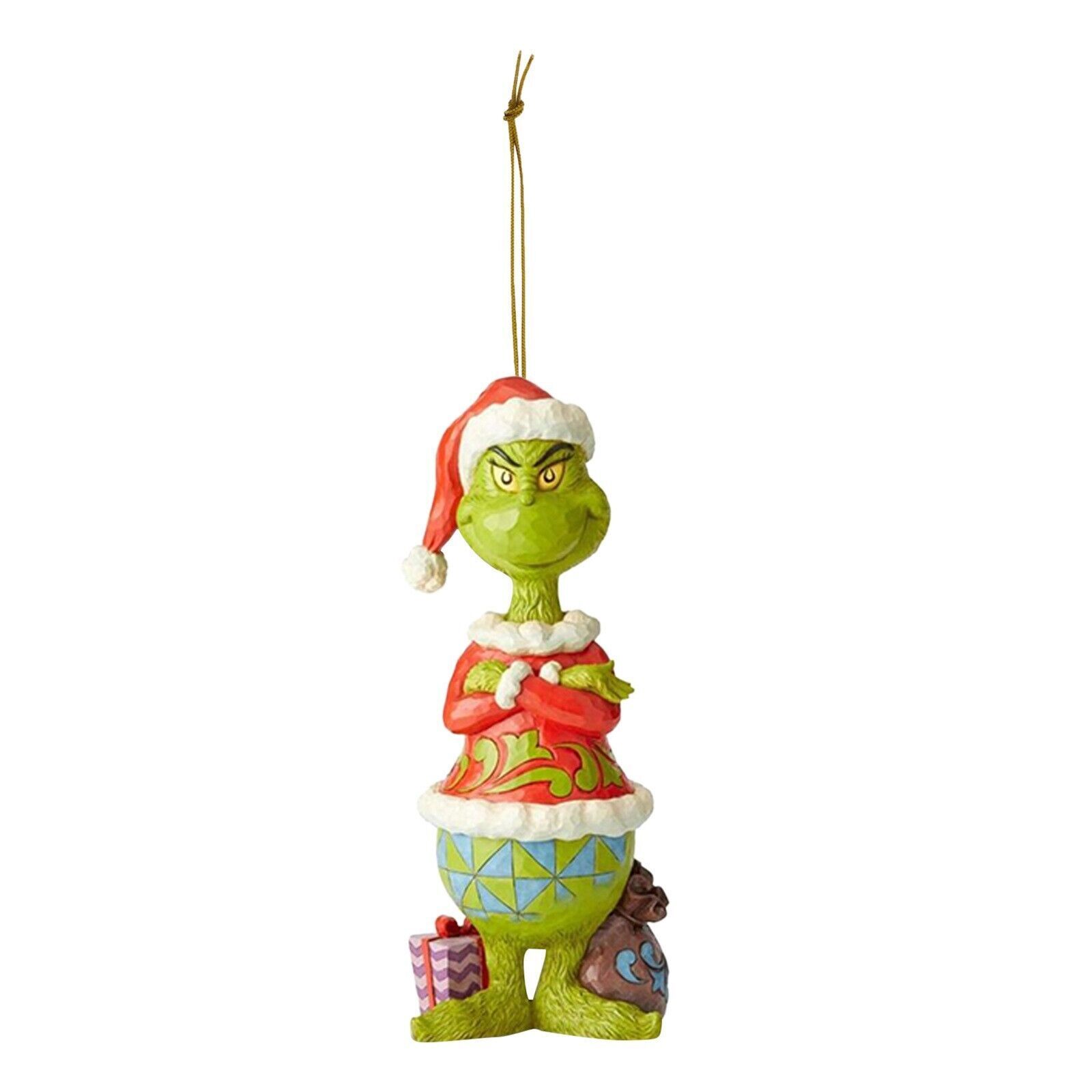 Merry Christmas Grinch Ornaments Xmas Tree Hanging Figure Pendant Home