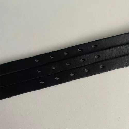 OUR LEGACY BELT in Natural Texture Full-grain Leather Silver Buckle Unisex 105CM - Picture 12 of 14