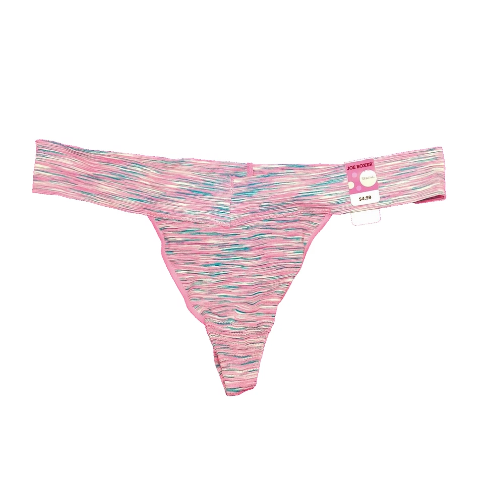 Joe Boxer Tanga Panty XXL Multicolor Rosa Neón Elástico Suave Azul Blanco Púrpura Foto 2 de 4