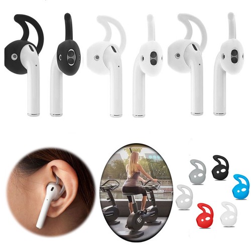 GOMMA MORBIDA Orecchio Gancio Auricolare Supporto per Apple AirPods Pod  Sport [Air 1-5 Paio] fa | eBay