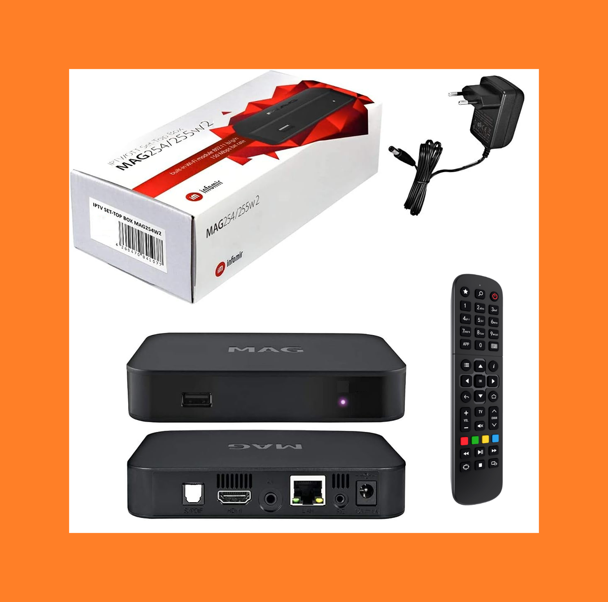 MAG 254/255 Set Top Box Linux Infomir | eBay