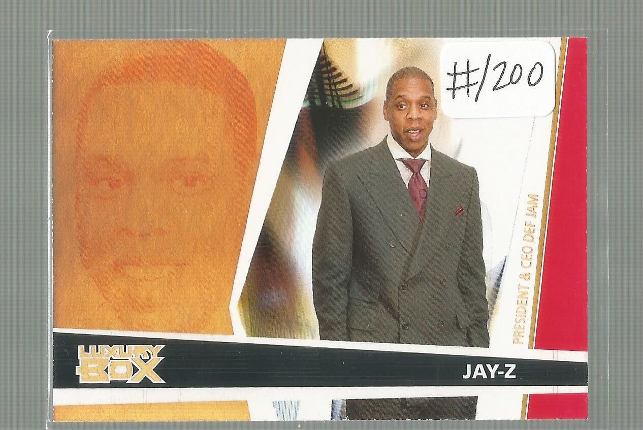 Jay-Z 2005-06 Topps Luxury Box LOGE LEVEL SP RC #150 DEF JAM CEO 147/