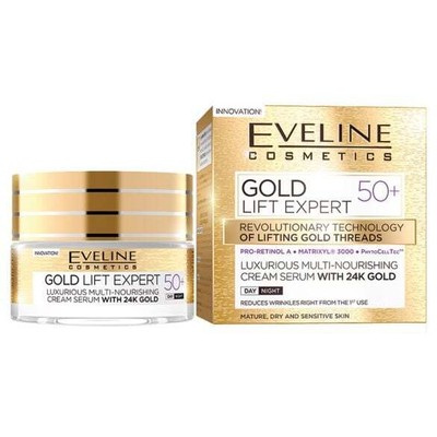 Eveline Gold Lift Expert face cream 50+ 50ml