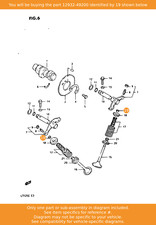 SUZUKI Cotter Valve, 12932-49200 OEM