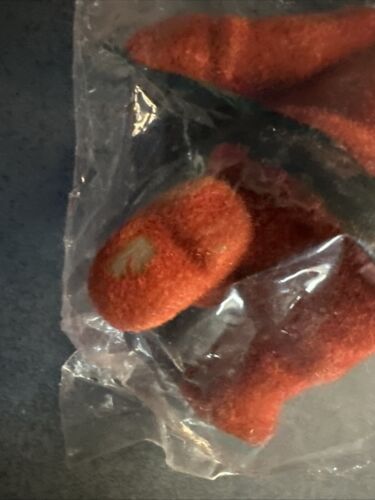 Kresge Kmart Vintage Weihnachtsmann Weihnachtsschmuck Kunststoff beflockt Neu in Verpackung Neu aus altem Lagerbestand cool - Bild 14 von 18