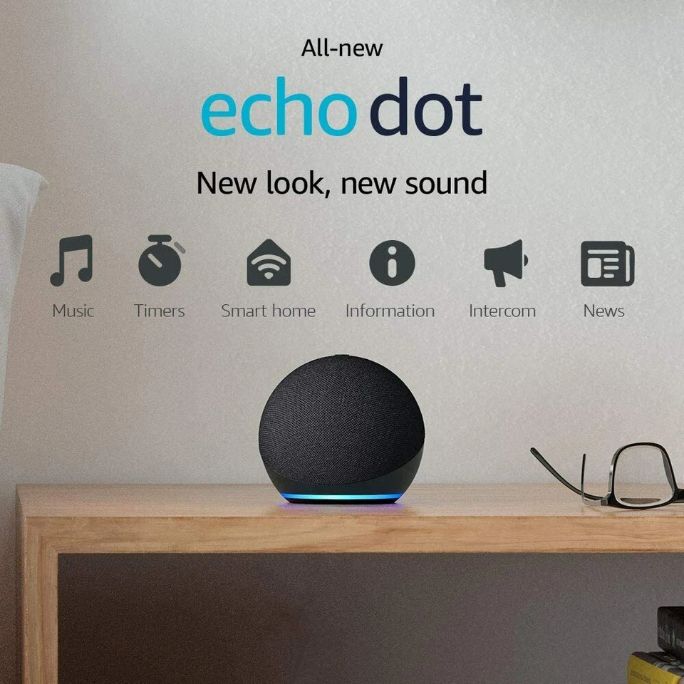 New Echo Dot 4th Gen Alexa Smart speaker - All Colors - Ships to PR - Image 3 of 4