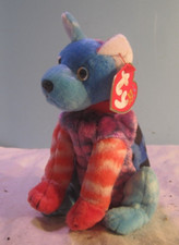 TY Beanie Babies Baby plush  PUPPY DOG MULTI COLOR  