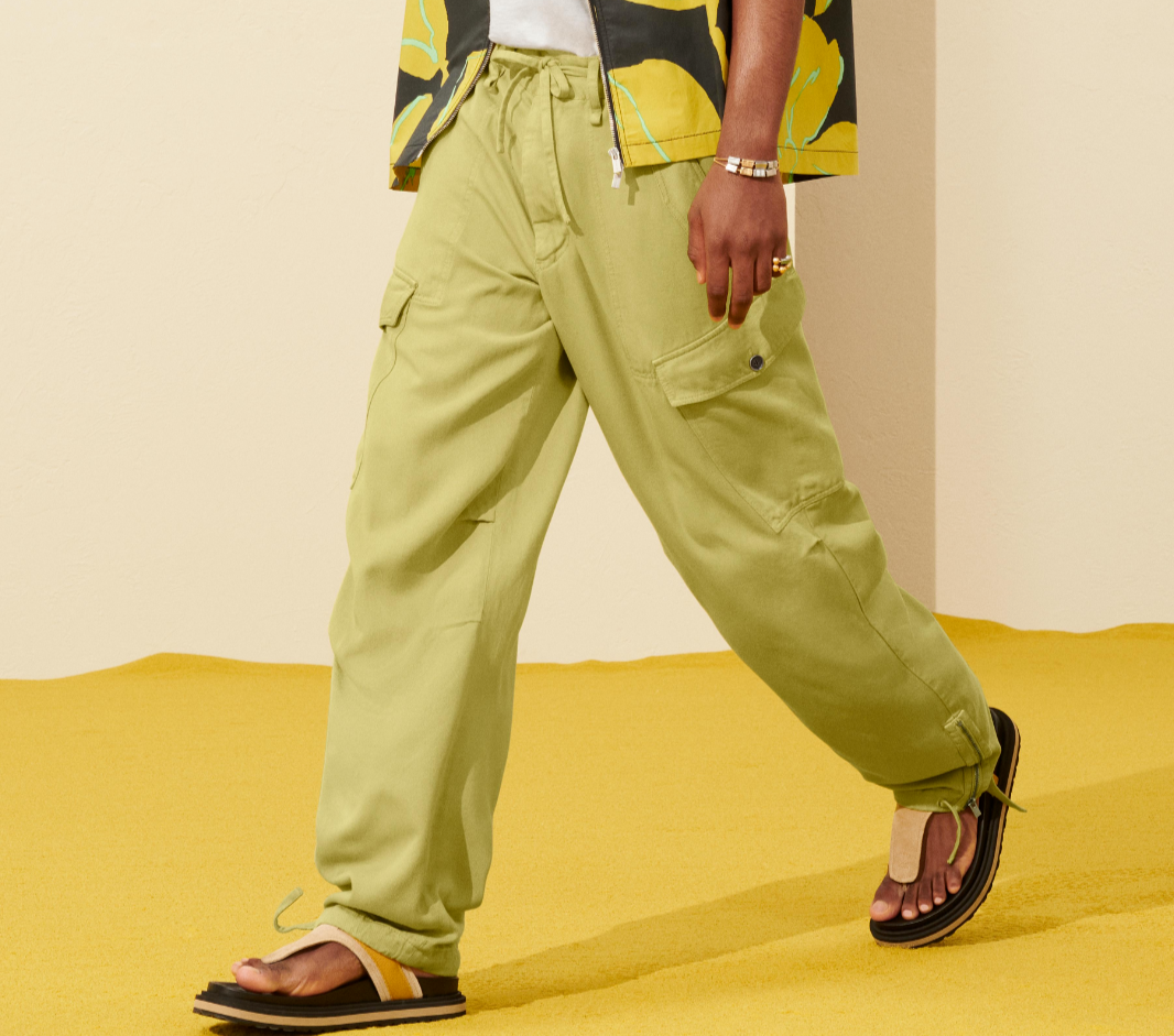Zara SRPLS CRG PNT 12 Cargo Pants Pistachio Lime Green Size W30