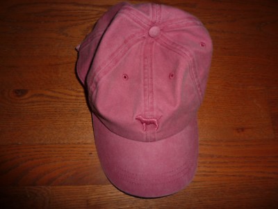 Casquette Victoria's Secret PINK Brodée Chien - Taille Unique - Neuve Avec étiquettes