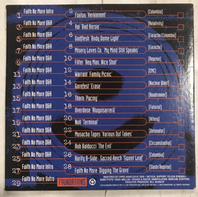 Faith No More / Various – F CD 14 ZCD 1995 Foundations – F CD 14