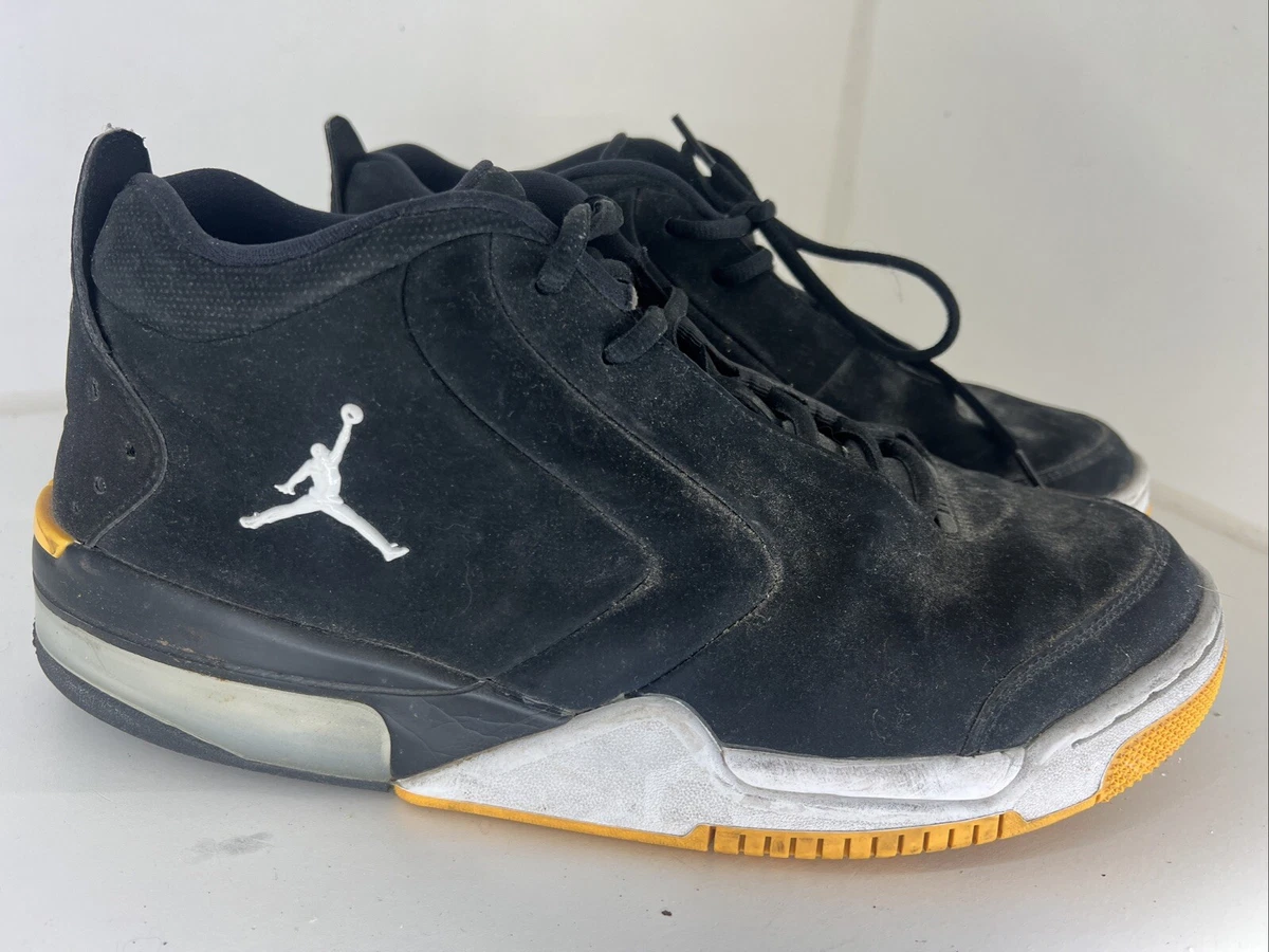 Air Jordan Big Fund Black Metallic Silver White Nubuck Leather Size: 12 Men main image 2