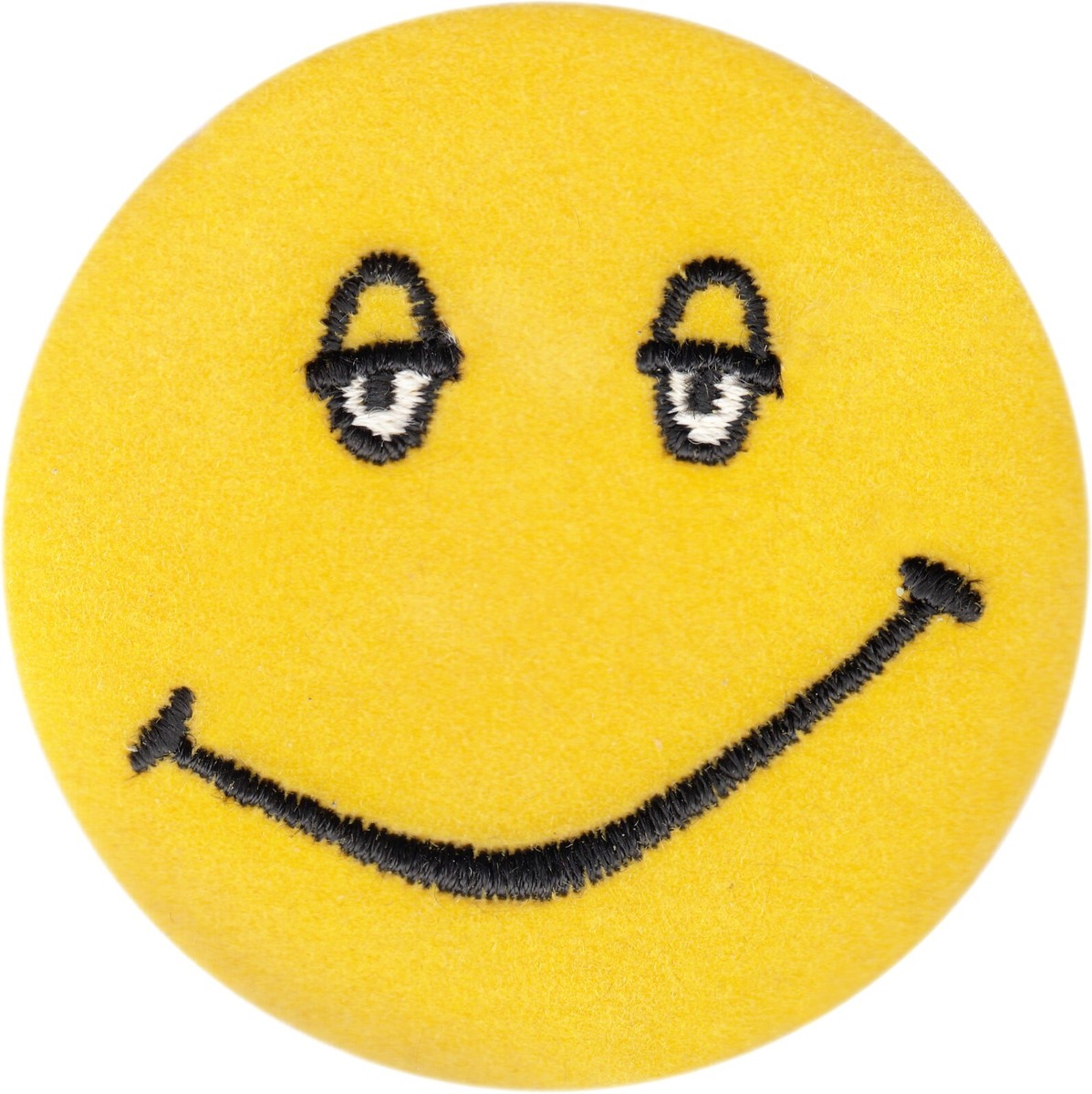 Patch - Happy Face Drowsy Stoned Yellow Sleepy Smile Funny 3
