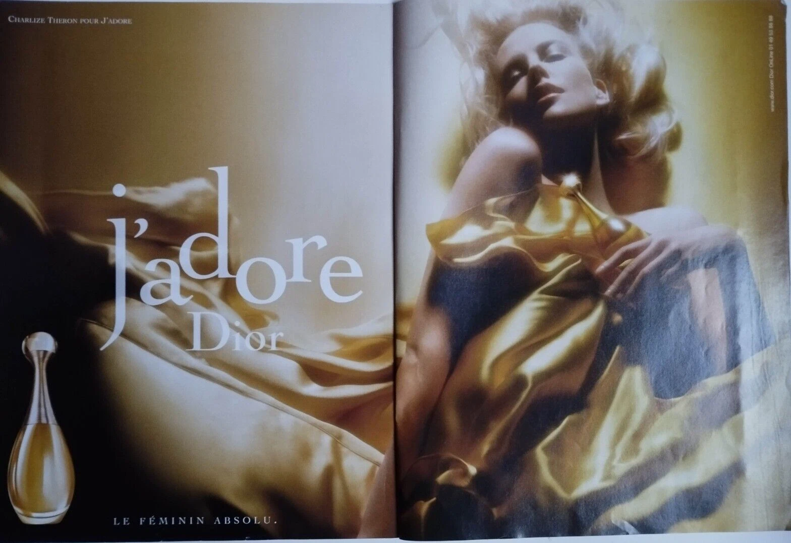 Publicité vintage imprimée J'adore Dior !! 
