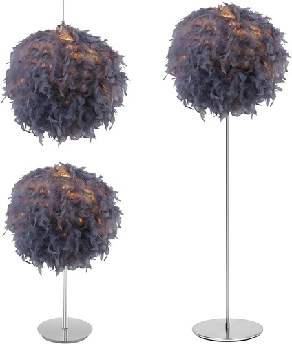 Giggi Fluffy Feather Light Shade, Light Shade or Lampshades for ceiling lights - Picture 36 of 45