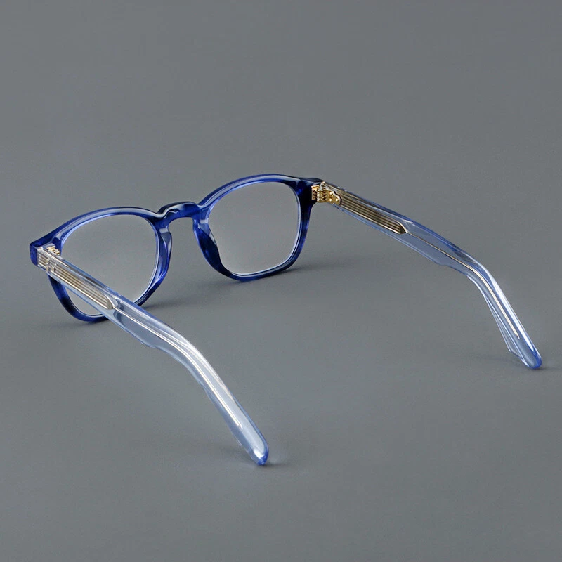 Retro Square Acetate Thick Eyeglasses Hand Made Glasses Frames Men Women Vintage