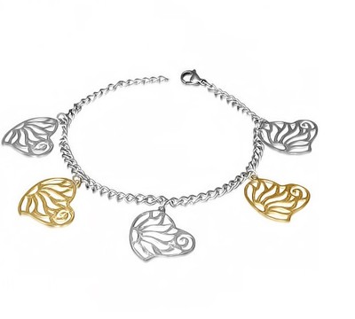 Cavigliera Riempita In Oro 18K, Cavigliera A Strati D'oro - Foto 12