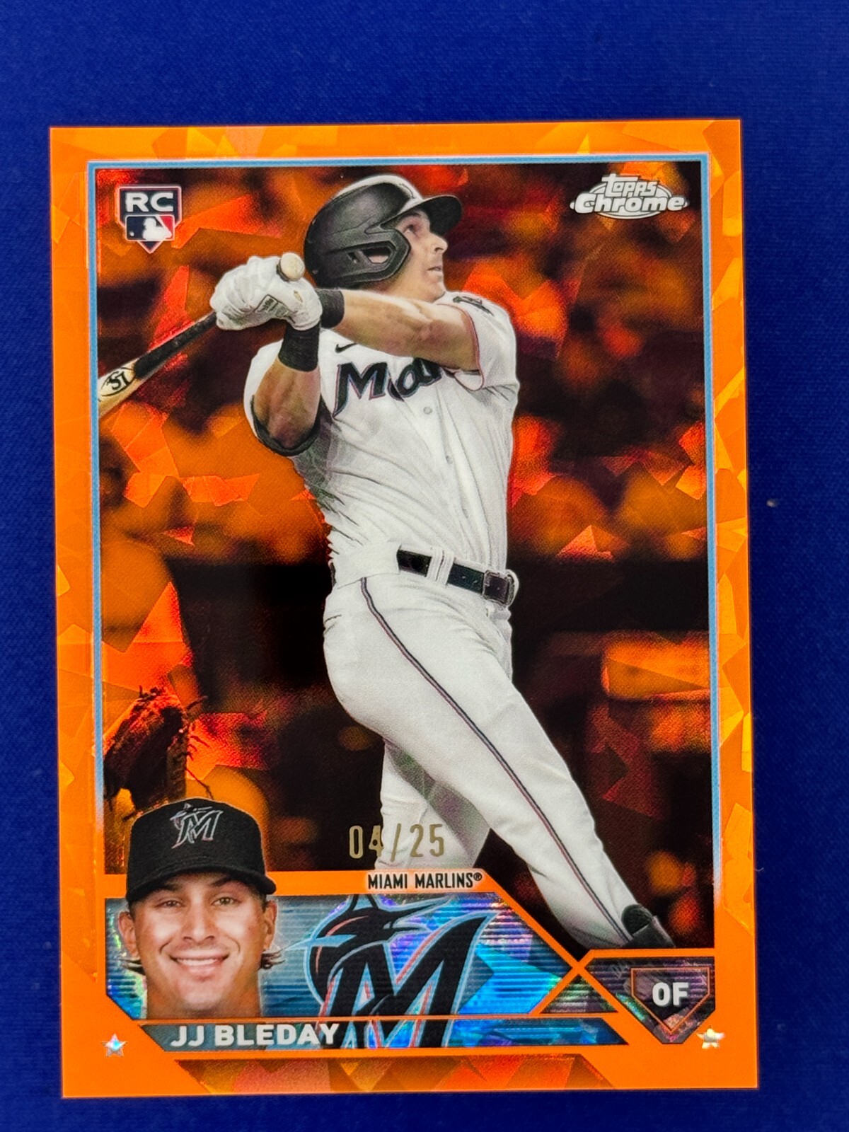 2023 Topps Chrome Sapphire Edition JJ BLEDAY #205 Orange Refractor #/25 (RC)