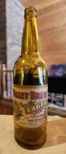 Rare 1904 Pre-prohibition Valley Brew Beer Bottle W/ Label El Dorado Brewing