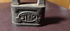 Antique "Star" Pad Lock/ Cast Iron — photo 2