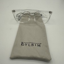 Clear Frame With Clear Lens Glasses Classic Horn Rim Square Eyeglasses