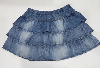 PROMOD Denim Chambray Skirt Women s SZ 6 US