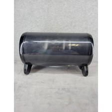 Black Roll Top CD Storage Case Barrel Style Media Organizer 40-60 Disc Capacity