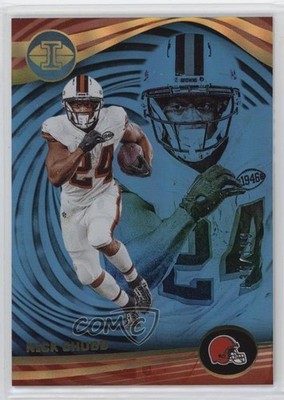 2023 Panini Illusions Light Blue /199 Nick Chubb #24 6o3