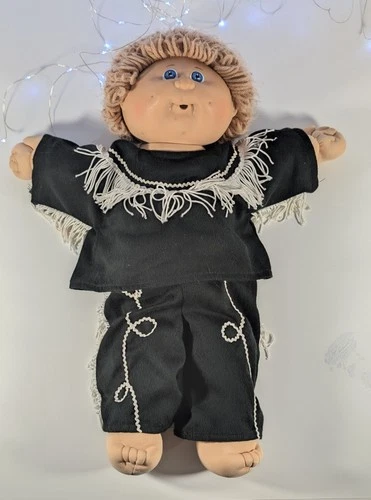 Vintage Cabbage Patch Kids 17" Doll w Unique Outfit (A35)