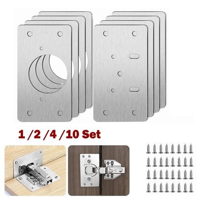 Cabinet Hinge Repair Tool Plate Close Hinges Kitchen Cupboard Door Fixing