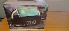 6 in 1 Alarm clock speaker w/ wireless charging  ambient light