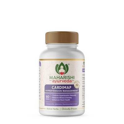 Maharishi Ayurveda Cardimap 60 Tablets Hypertension Management Reduces Stress