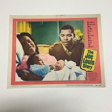 1953 The Joe Louis Story Original 11x14” Lobby Card Paul Stewart Hilda Simms