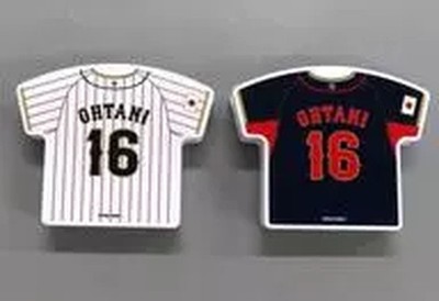 Shohei Otani #16 Samurai Japan x WBC Player uniform type clip magnet set of 2...