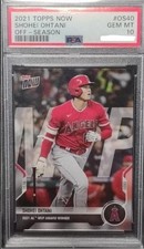 Shohei Ohtani 2021 AL MVP Commemorative Card PSA10