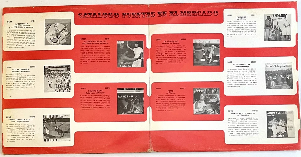 Colección de Oro No.2 - 14 Cañonazos Bailables, Vol. 4, 5, 6 / 3 LP Fuentes 1987 - Image 3 of 4