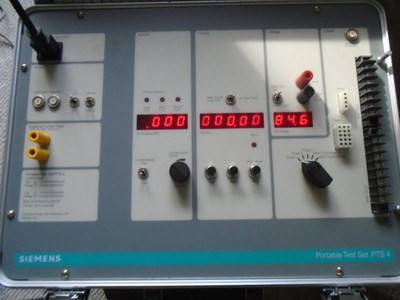 Siemens PTS 4 18-473-254-502 Breaker Portable Test Set w/Cord Lead