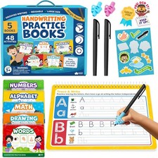 Magic Grooved Writing Practice for Kids Age 3-5 - Grooved Writing Books for Kids