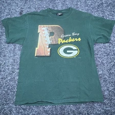 Vintage 1996 Lee Sport Nutmeg Greenbay Packers Shirt XL Made In USA