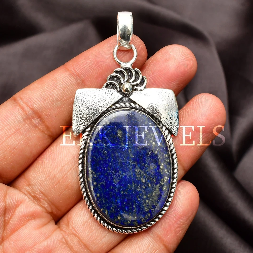 Ciondolo gioiello in argento sterling 925 fatto a mano con pietra preziosa... - Immagine 2 di 4