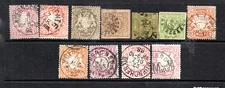 Bavaria x 11 used (1 Perfin) See Scans For Full Detail/Condition High Cat Value