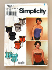 Simplicity Misses' Bustiers Pattern 7009 Size 12-18 UNCUT