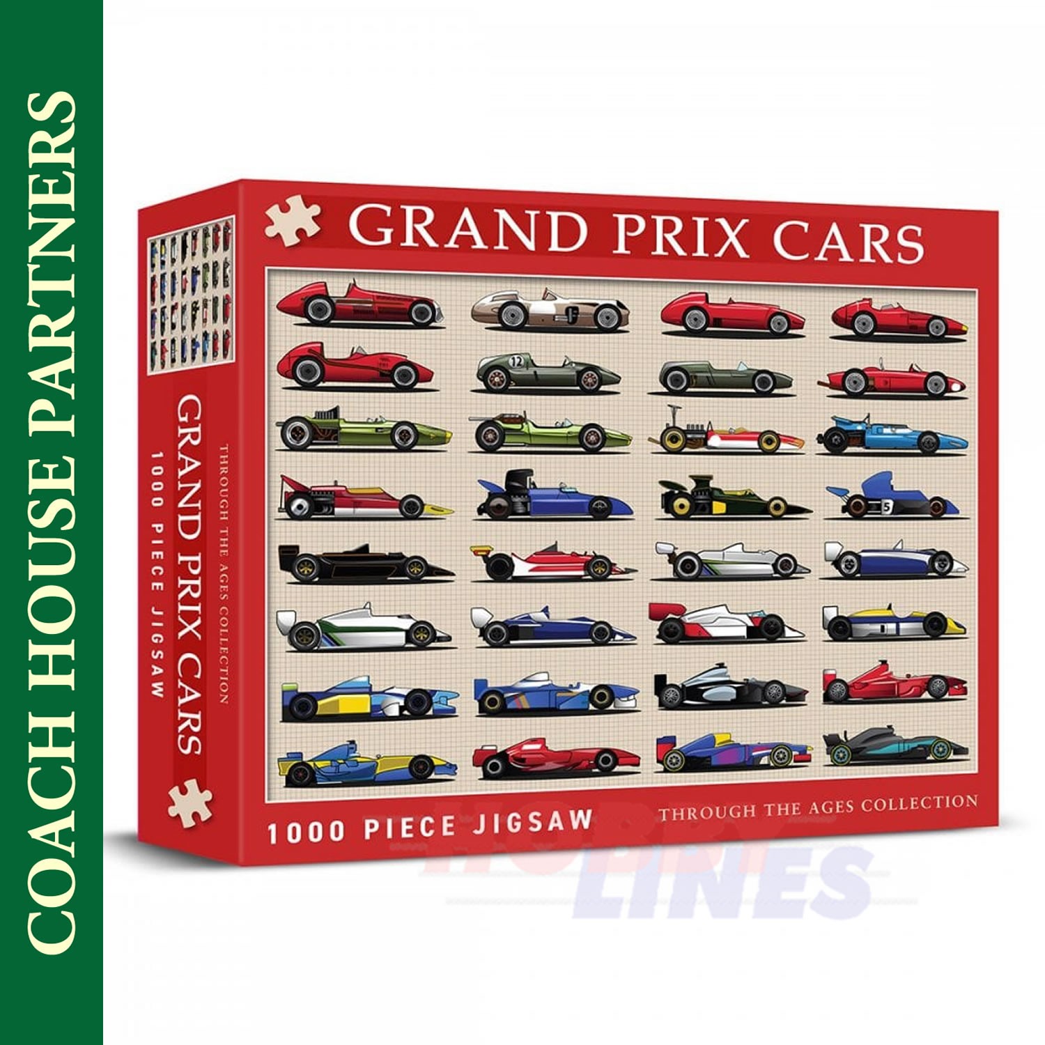 GRAND PRIX CARS Through the Ages Jigsaw Puzzle 1000pc Coach House CHP0151