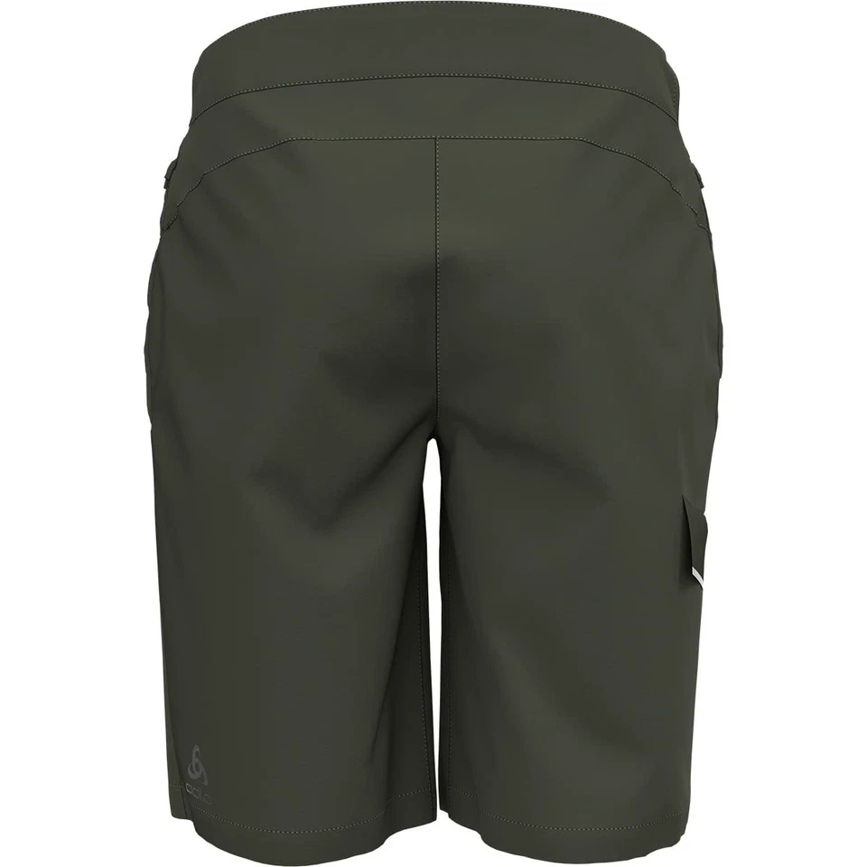 Odlo Herren Radshorts Shorts Ride Easy Shorts Outdoor, Grau, 48 - Bild 2 von 2