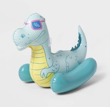 Inflatable Dinosaur Ride-On Toy for Kids   Sun Squad   New