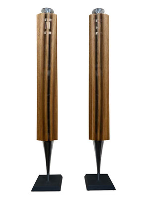 Bang Olufsen Beolab 18 Eiche Silber Paar Sehr Gut Wireless WISA Gewährleistung