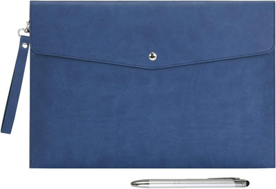 A4 PU Leather Envelope Documents File Portfolio Multifunction Folders Travel Bag