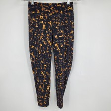 Sweaty Betty The Zero Gravity Athletic Black Tortoise Shell Print 7/8 Leggings S